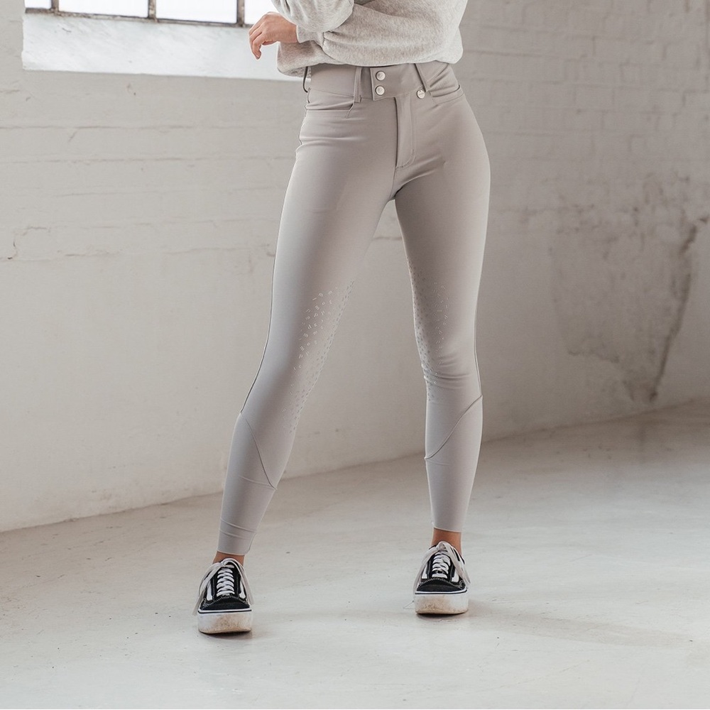 Pomme Nellie breeches in Grey Drizzle Bling